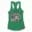 Straight Outta Mcc Women's Racerback Tank in Solid Kelly Green Color